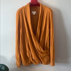 Anthropologie/Maeve pullover deep-v sweater